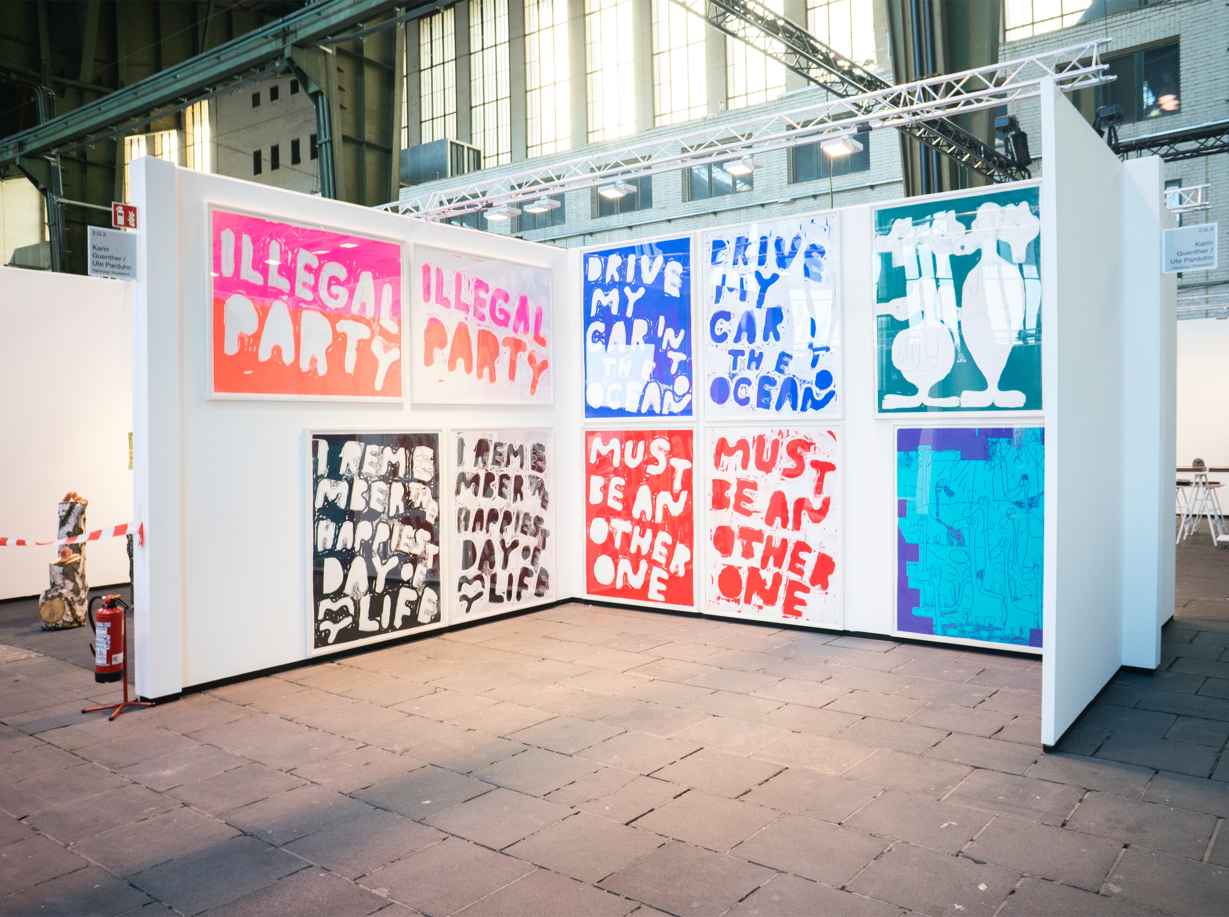 Presentation of Monotypes at Art Berlin 2019 - Galerie Karin Guenther & Galerie Ute Parduhn