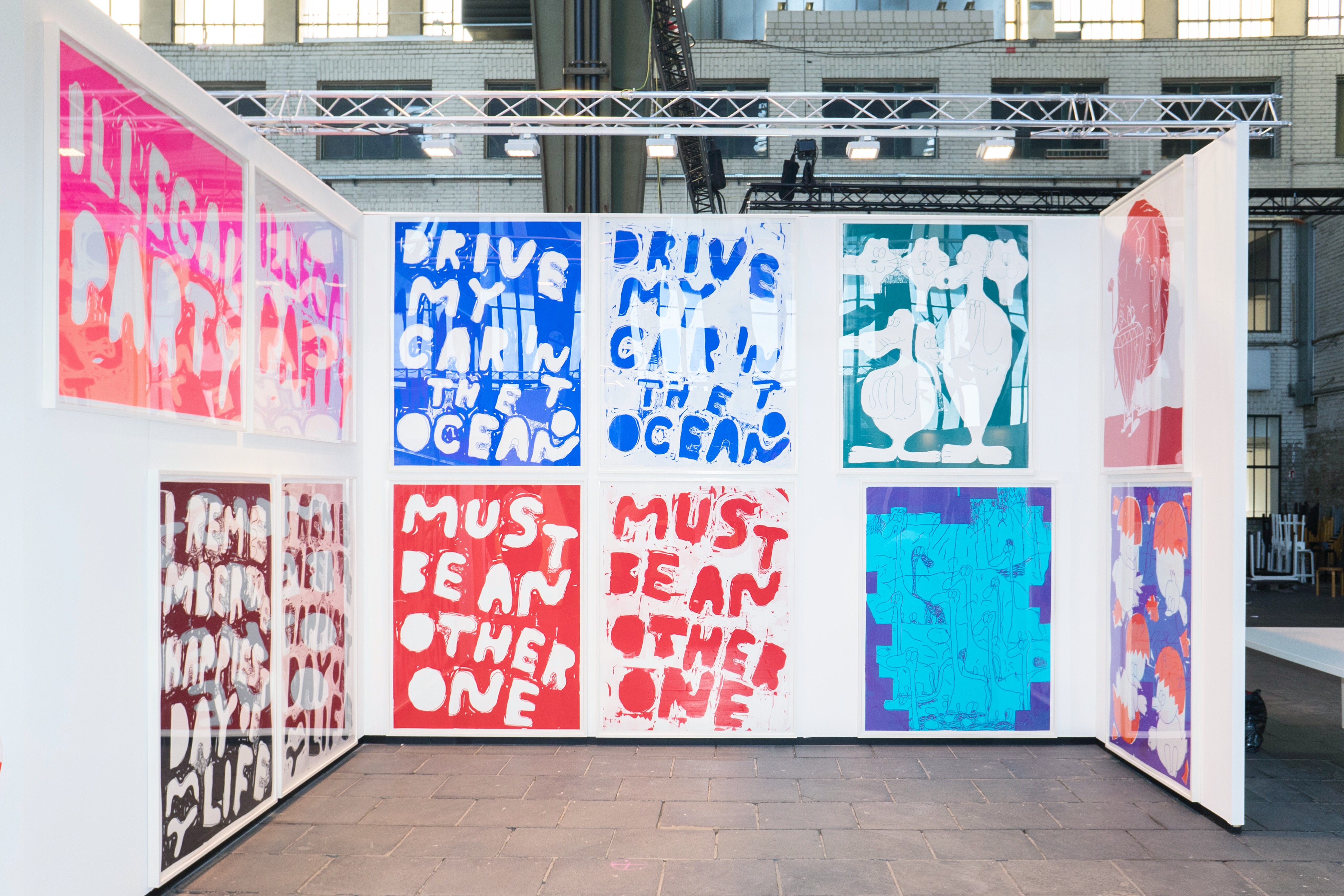 Presentation of Monotypes at Art Berlin 2019 - Galerie Karin Guenther & Galerie Ute Parduhn