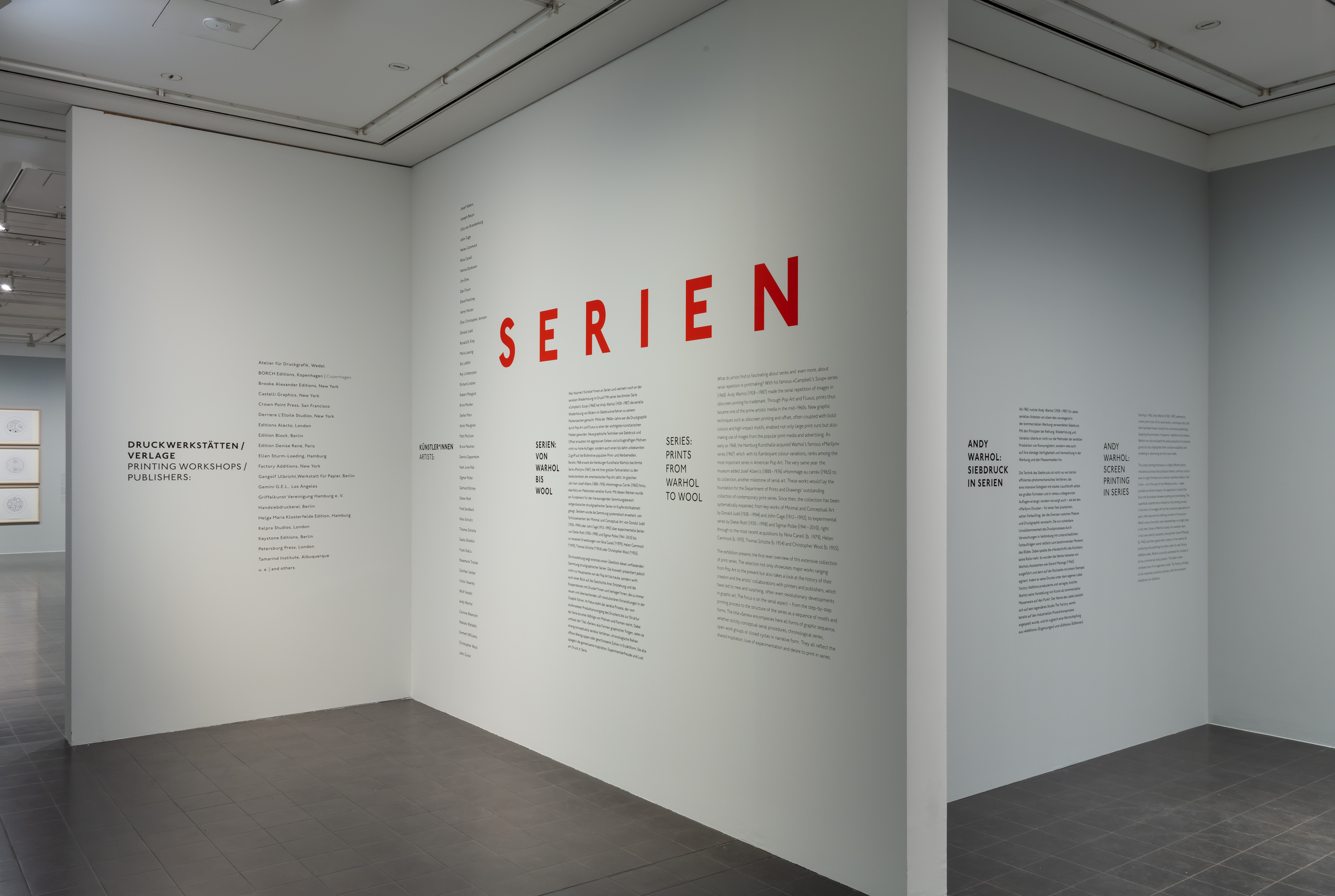Serien - Groupshow at Hamburger Kunsthalle curated by Petra Roettig